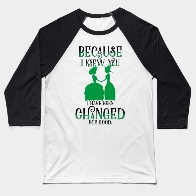 Wicked Musical Quote Baseball T-Shirt by KsuAnn